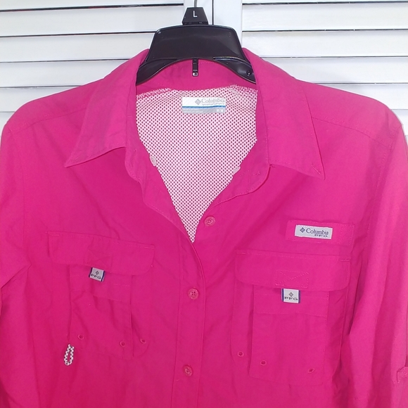 Columbia pink shirt size M - Picture 5 of 5
